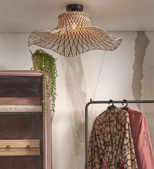 Ceiling lamp Ibiza wavy L, blnat