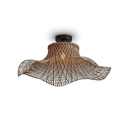 Ceiling lamp Ibiza wavy L, blnat.1