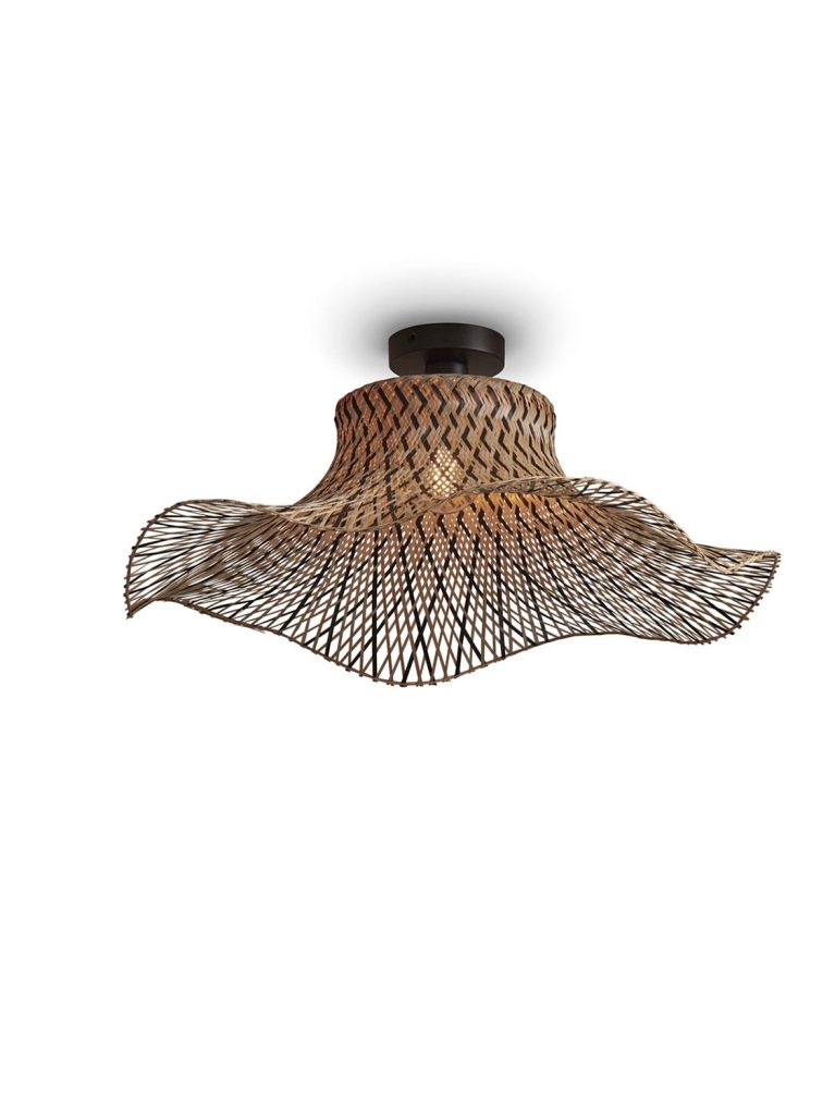 Ceiling lamp Ibiza wavy L, blnat.1