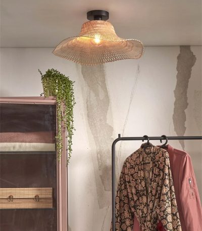 Ceiling lamp Ibiza wavy S, nat