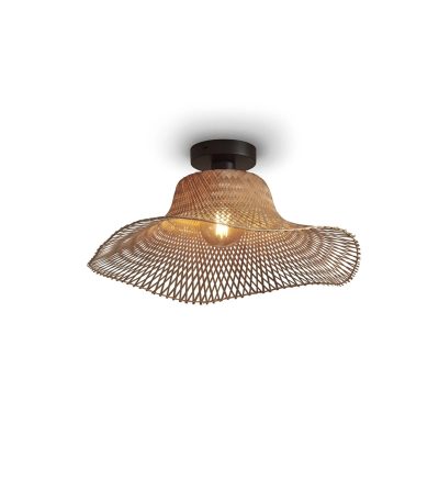 Ceiling lamp Ibiza wavy S, nat.1