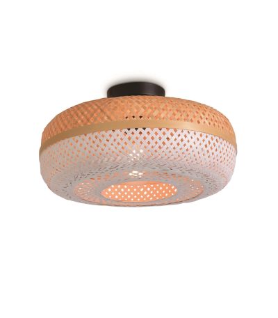 Ceiling lamp Palawan 40x15cm, nat.white, S