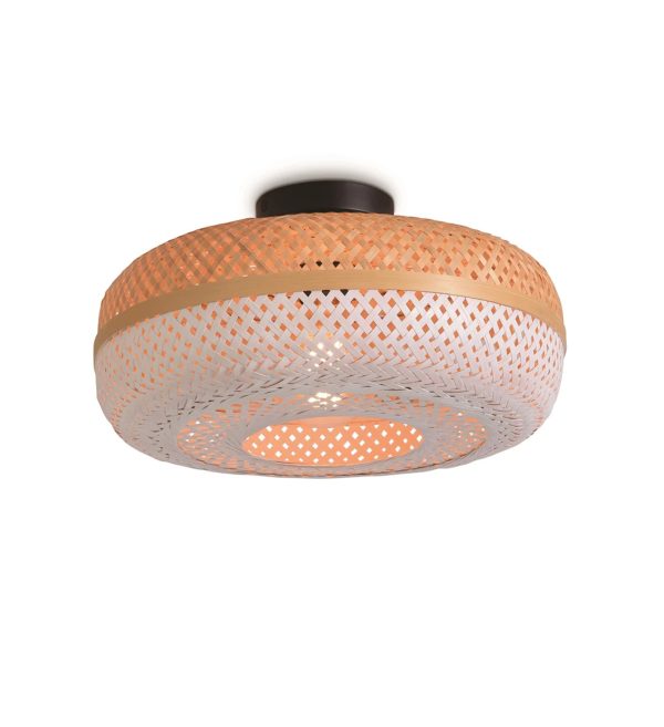 Ceiling lamp Palawan 40x15cm, nat.white, S