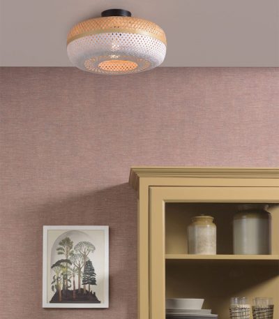 Ceiling lamp Palawan 40x15cm, nat.white