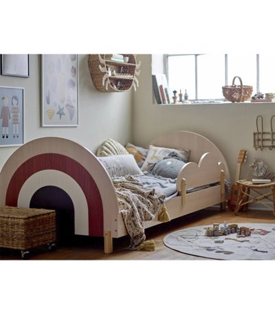 Charli Bed, Brown, MDF 6