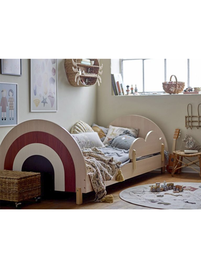 Charli Bed, Brown, MDF 6