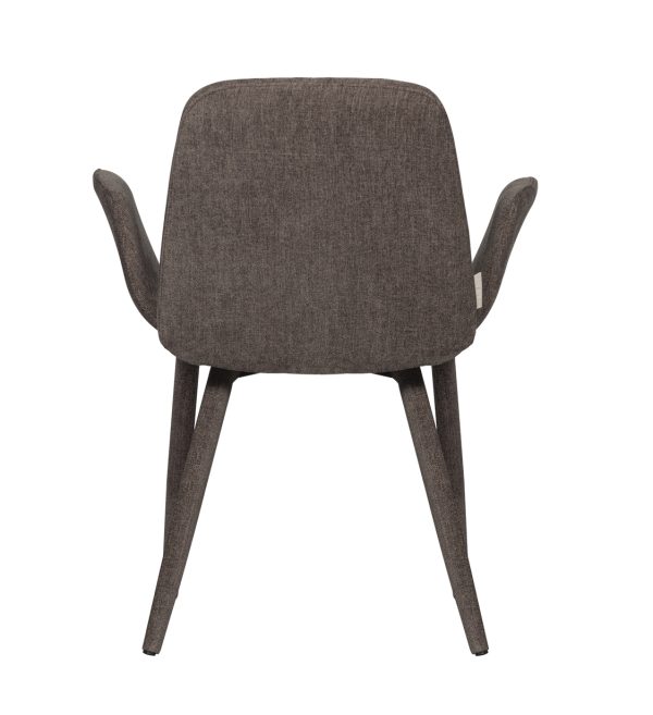 Curve dining chair brown 1