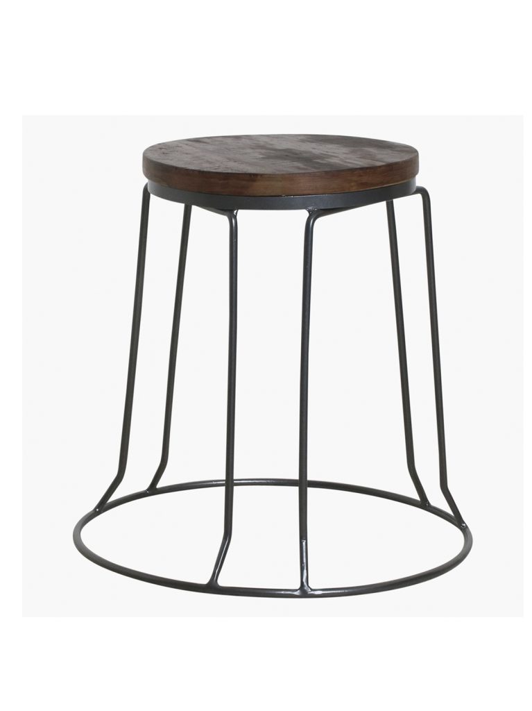 Factory iron stool stackable