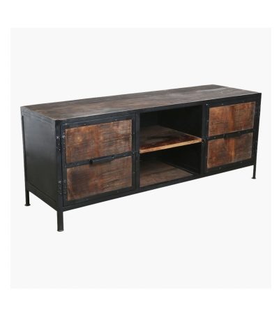 Factory tv console with iron