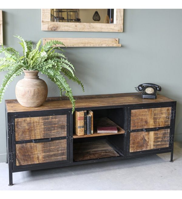 Factory tv console with iron3