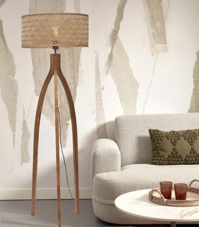 Floor lamp Java 3 legs nat50x22, nat.2