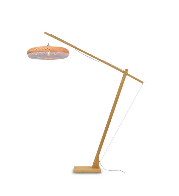 Floor lamp Palawan h.207cmshade 60x15cm natwh.1