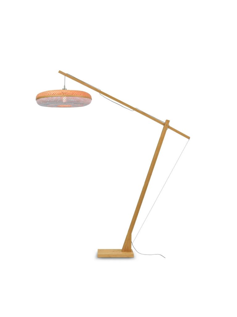 Floor lamp Palawan h.207cmshade 60x15cm natwh.1