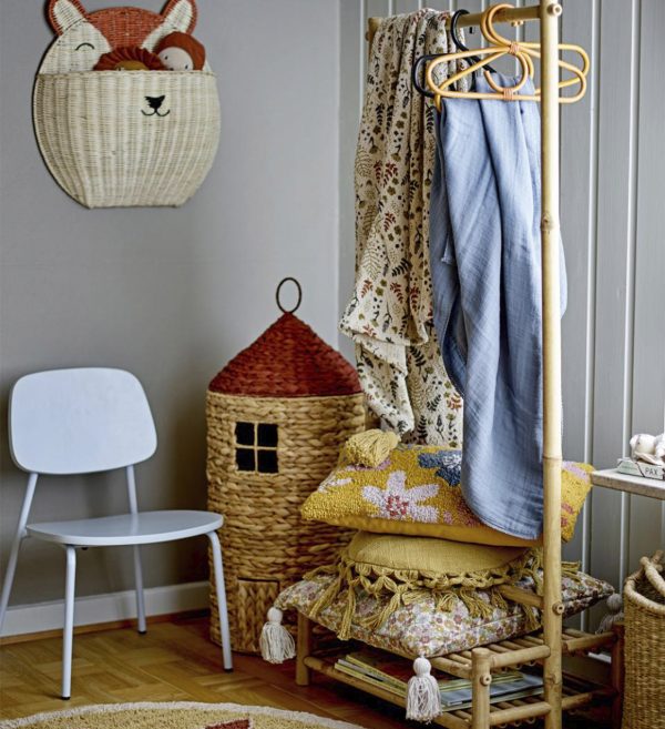 Gerti Wall Basket, Nature, Rattan 2