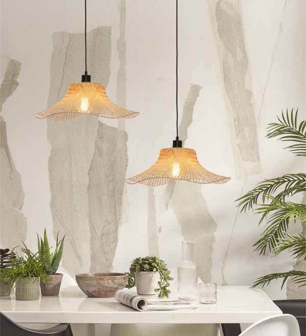 Hanging lamp Ibiza S 50x15, nat.2