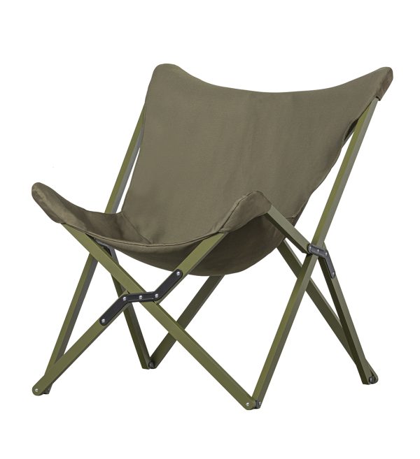 Lazy afternoon foldable outdoor armchair camouflage green