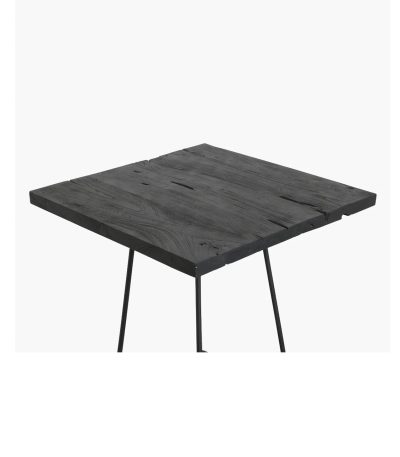 Loft table top black 70x70 cm