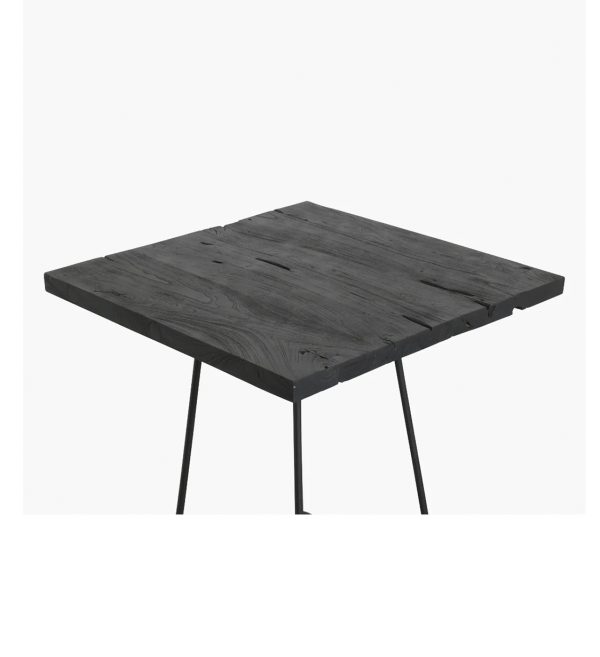 Loft table top black 70x70 cm