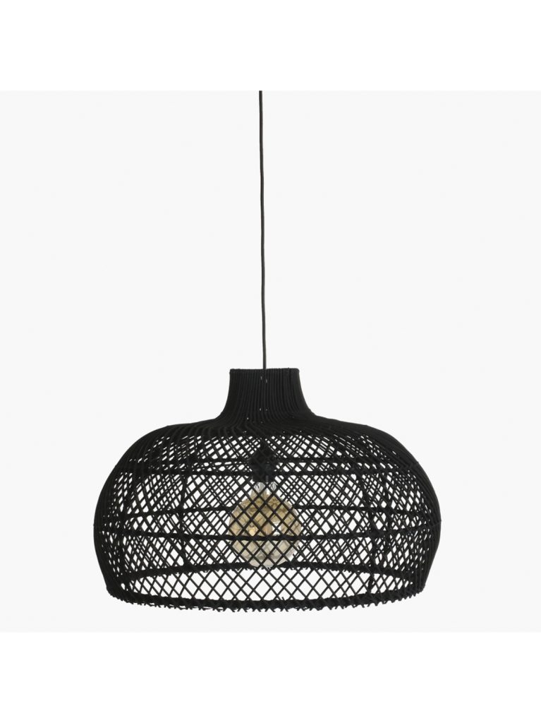 Maze lamp black large