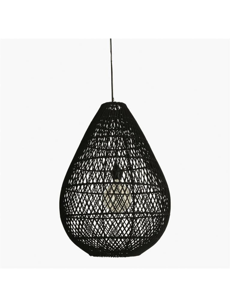 Maze lamp drop black