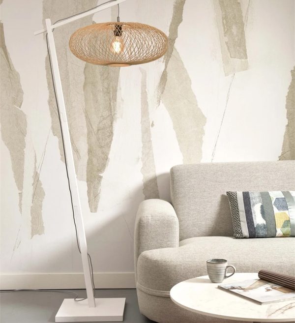 PODNA LAMPA Cango L white h.176cm60x25 nat.2