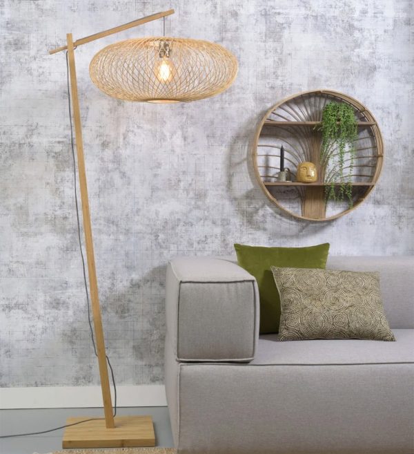 PODNA LAMPA Cango nat. h.176cmshade 60x25cm