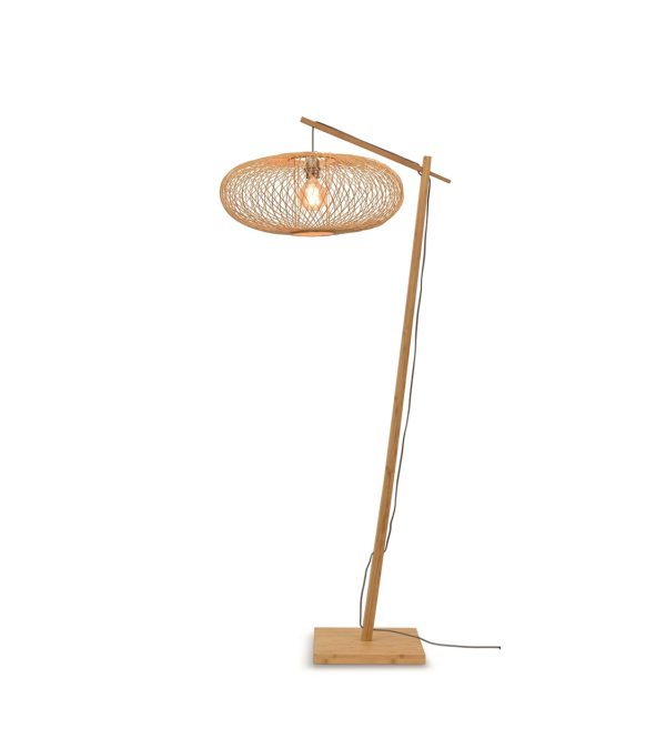 PODNA LAMPA Cango nat. h.176cmshade 60x25cm.1