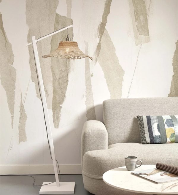 PODNA LAMPA Ibiza S white50x15, nat