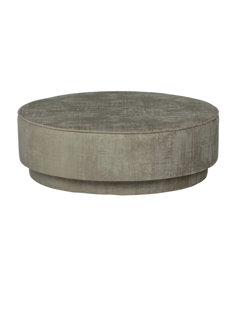 Pearl xl pouf clouded velvet champagne