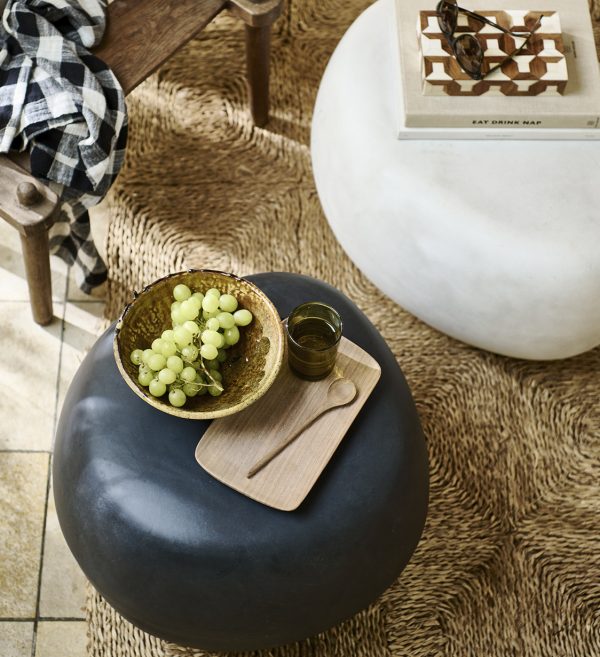 Pebble coffee table anthracite 35xø50 1