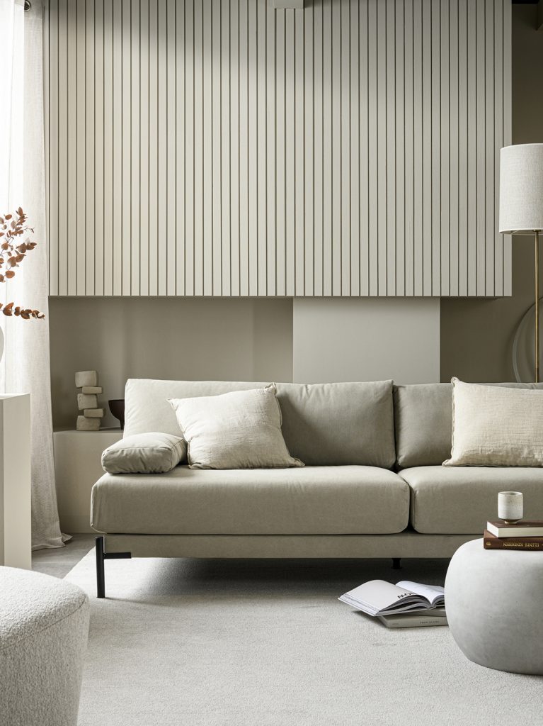 Pebble coffee table white 35xø50 1