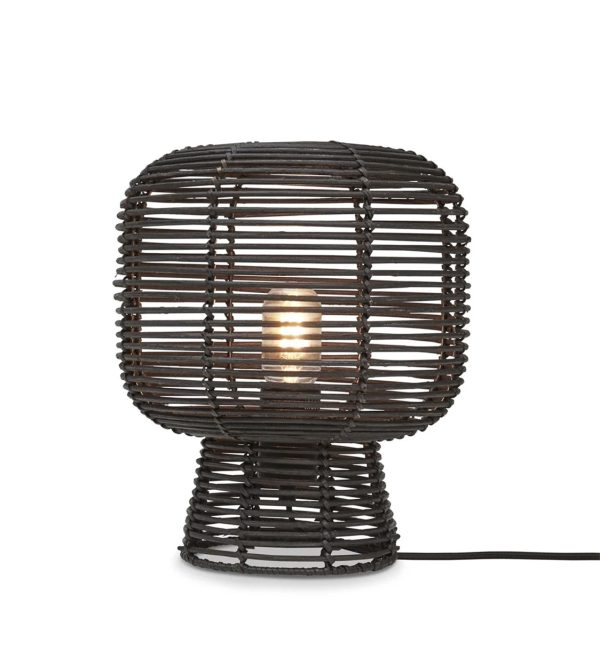 STOLNA LAMPA Tanami h.30cm, black.1