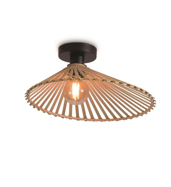 STROPNA LAMPA Bromo asymm. dia.40x11cm natural, S.1
