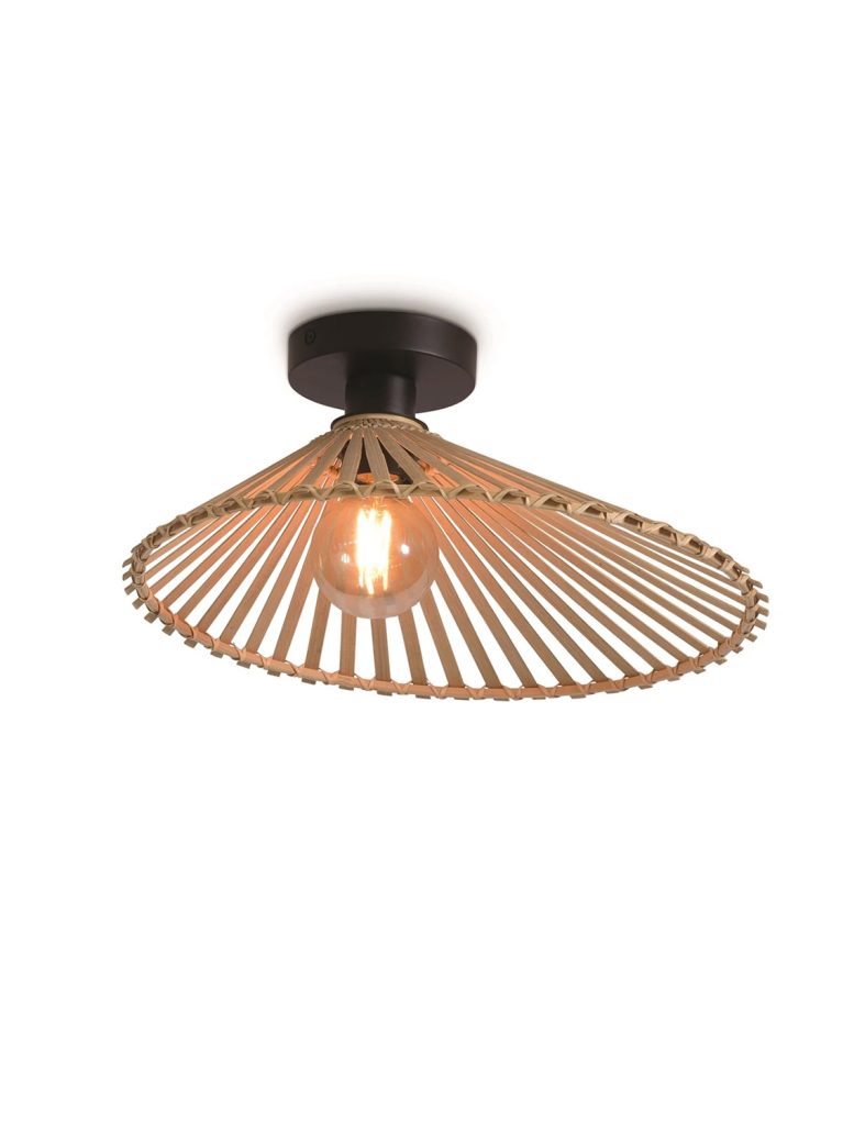 STROPNA LAMPA Bromo asymm. dia.40x11cm natural, S.1