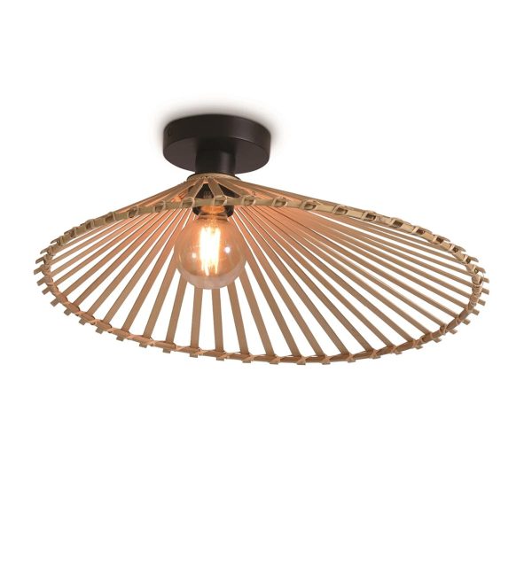 STROPNA LAMPA Bromo asymm. dia.50x12cm natural,M