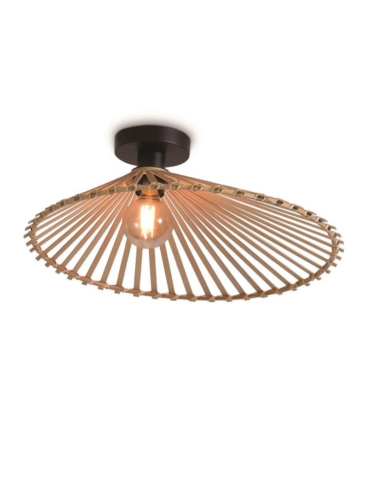 STROPNA LAMPA Bromo asymm. dia.50x12cm natural,M