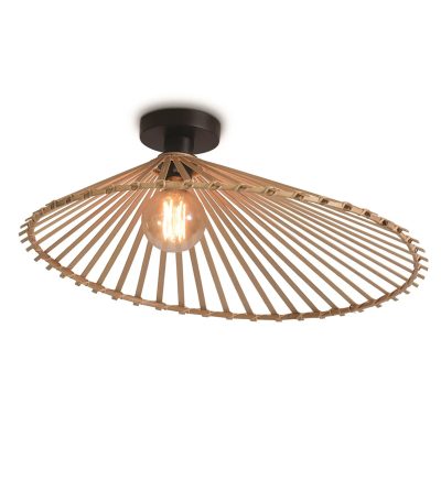 STROPNA LAMPA Bromo asymm. dia.60x13cm natural,L