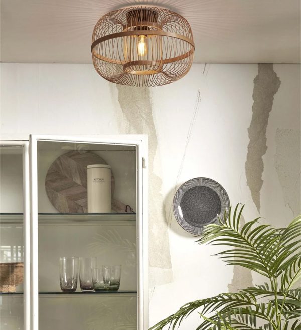 STROPNA LAMPA Hokkaido h.25x38cm, nat.2