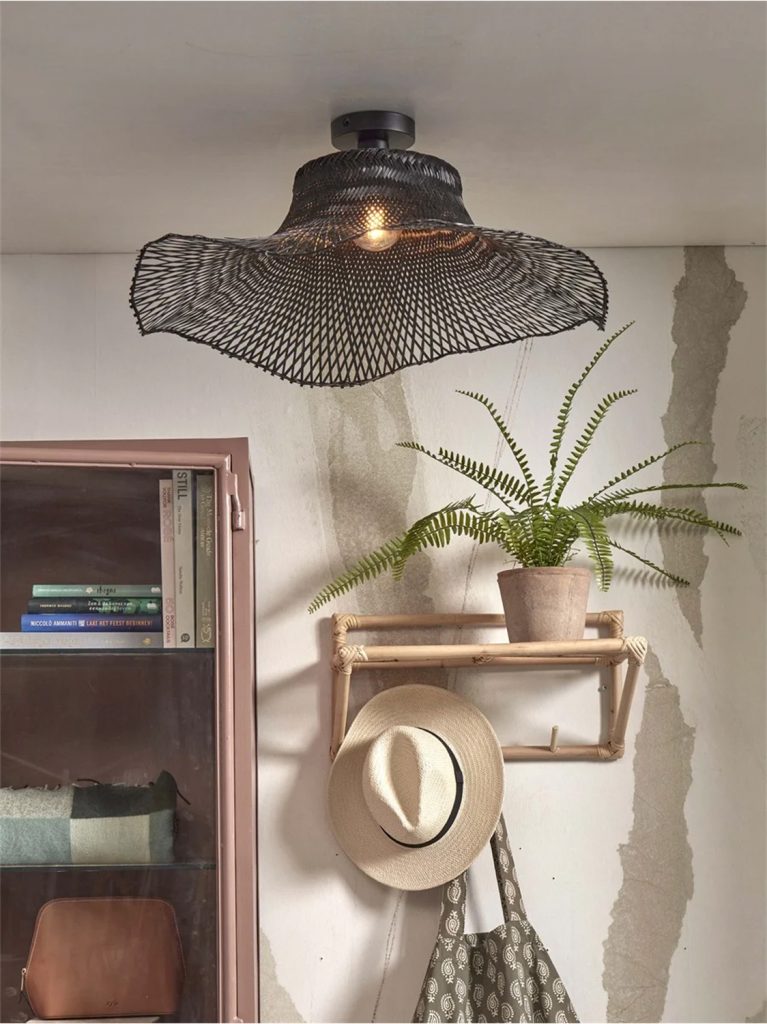 STROPNA LAMPA Ibiza wavy L,bl