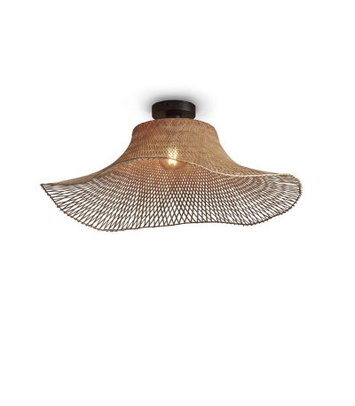 STROPNA LAMPA Ibiza wavy L,nat.1