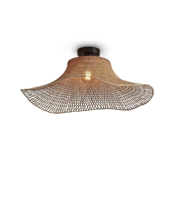 STROPNA LAMPA Ibiza wavy L,nat.1