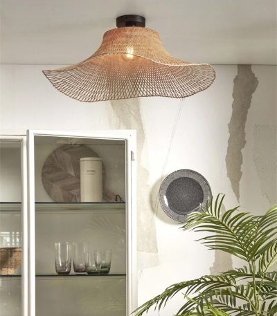 STROPNA LAMPA Ibiza wavy L,nat.2