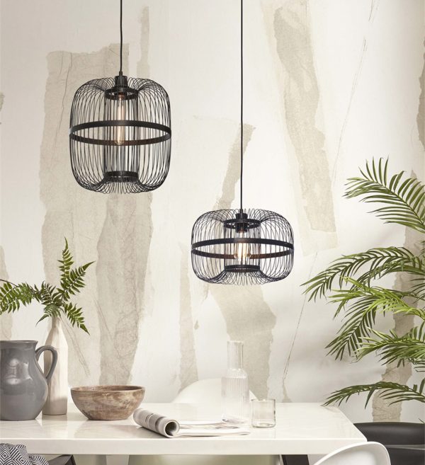 STROPNA VISEĆA LAMPA Hokkaido L 38cm,bl.3