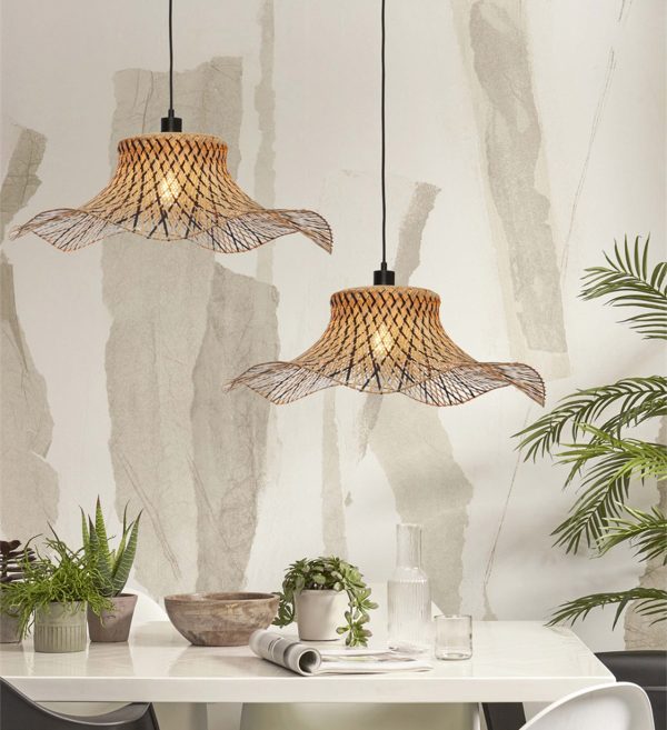 STROPNA VISEĆA LAMPA Ibiza L 65x20,blnat.2.