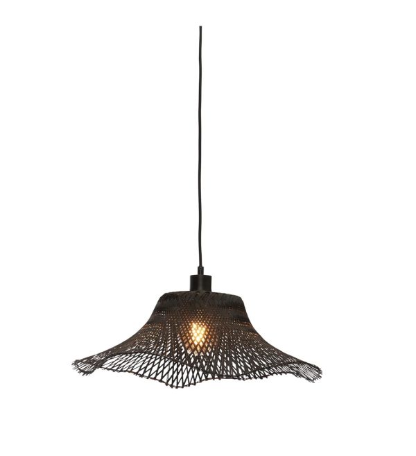 STROPNA VISEĆA LAMPA Ibiza S 50x15, black.1