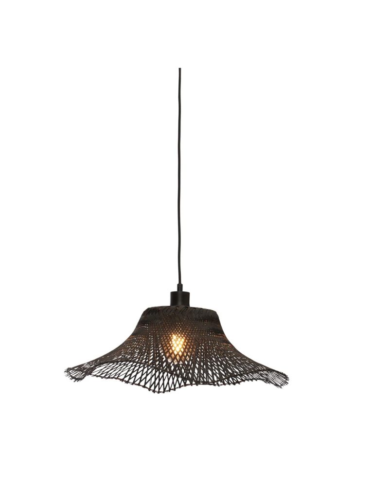 STROPNA VISEĆA LAMPA Ibiza S 50x15, black.1