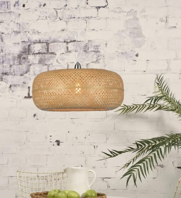 STROPNA VISEĆA LAMPA Palawan bamboo 1 shade,natural