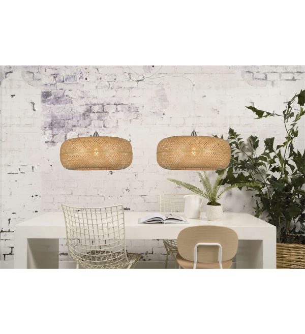 STROPNA VISEĆA LAMPA Palawan bamboo 1 shade,natural3