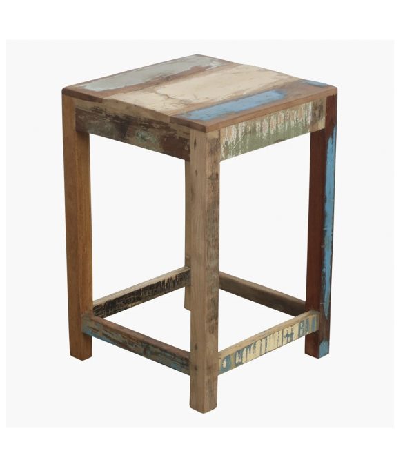 Scrapwood stool square