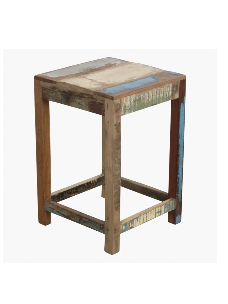 Scrapwood stool square